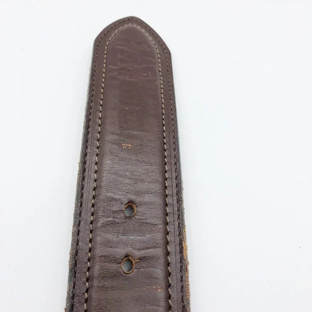 Michael Waddell's Bone Collector Brown Leather Belt Size 36